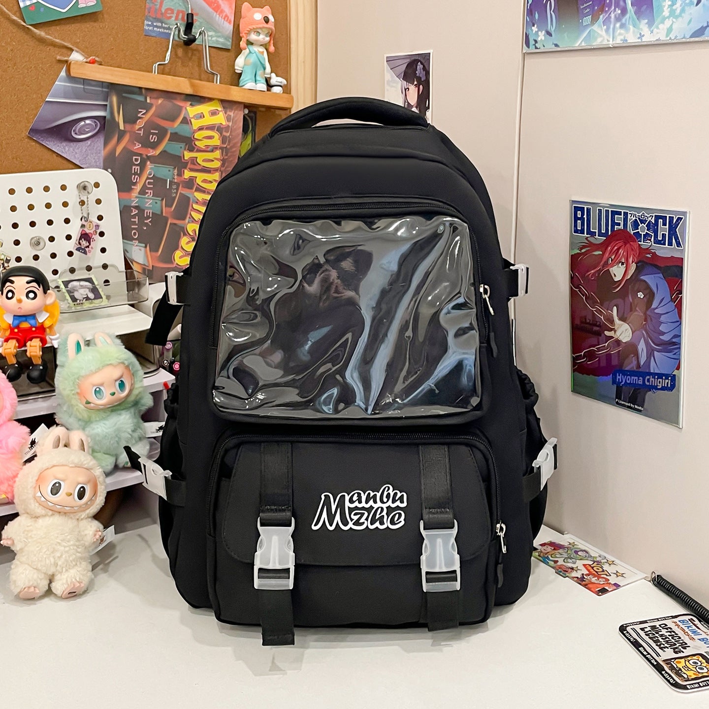Transparente Mehrfach-Taschen-Schul-Rucksack