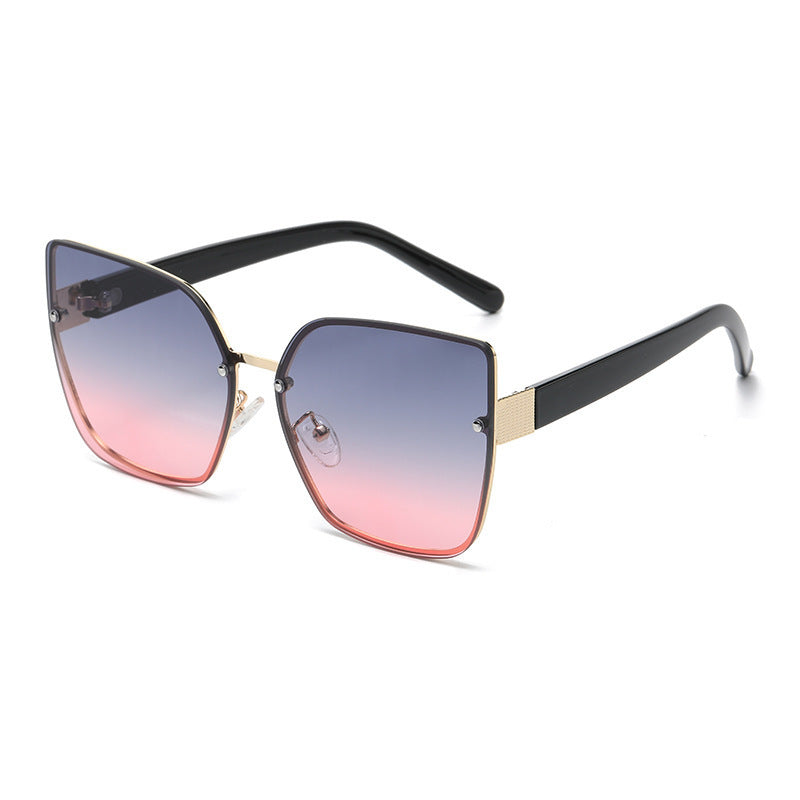 Damen Oversized Sonnenbrille mit Gradientenschutz Brehn