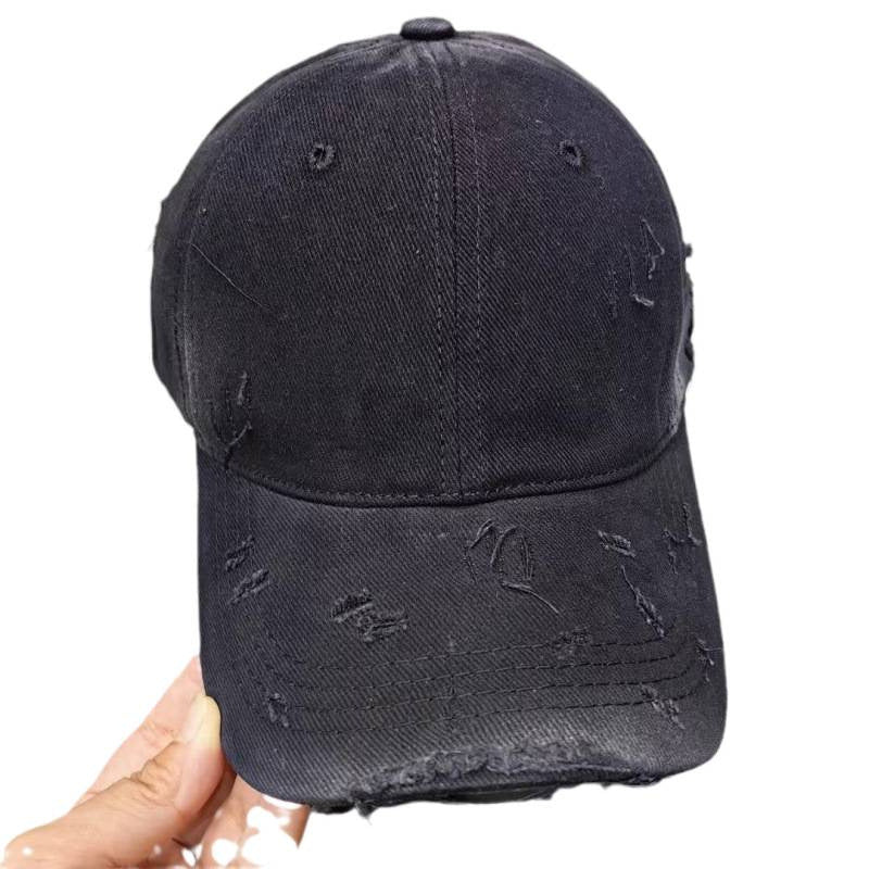 Herren beschädigte Jeans Baseballkappe Brehn