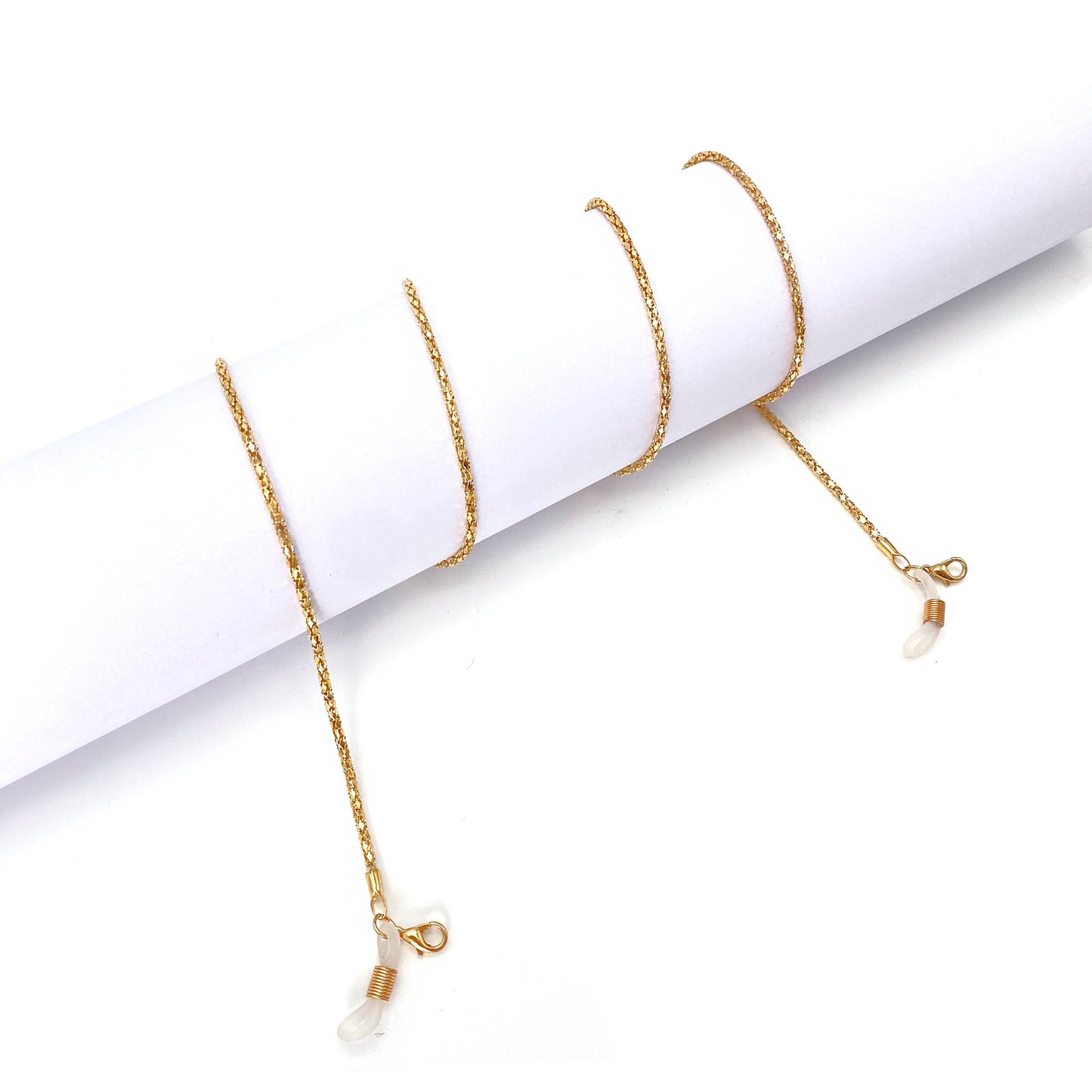Minimalistische Kette Fußkettchen mit Kristall-Detail Brehn