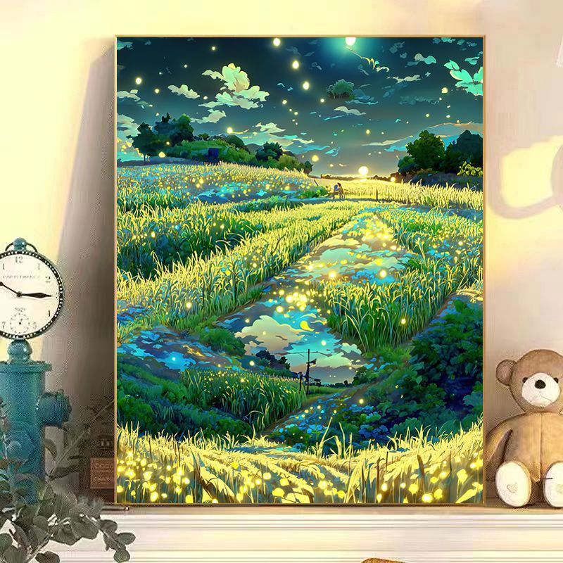Fesselnde Mondlicht Landschaft Leinwand Kunst Brehn
