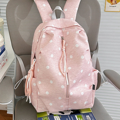 Polka Dot Muster Freizeit Rucksack Brehn