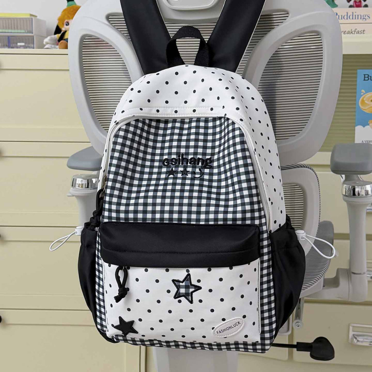 Stylischer gemusterter Rucksack Brehn