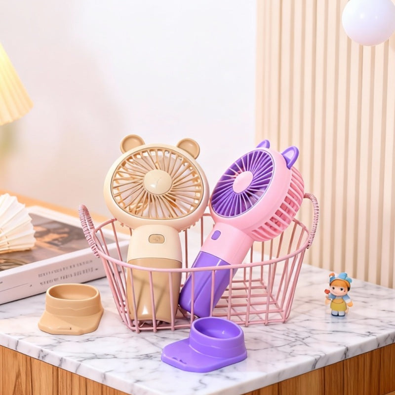 Damen Tragbarer Handventilator mit Tierdesign Brehn