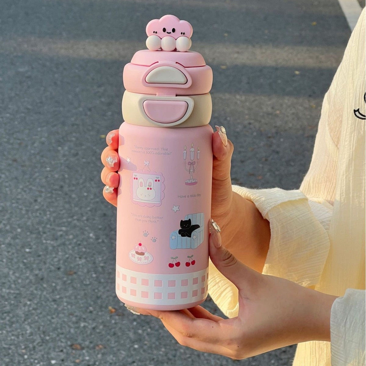 Damen Multifunktionale Thermosflasche Brehn