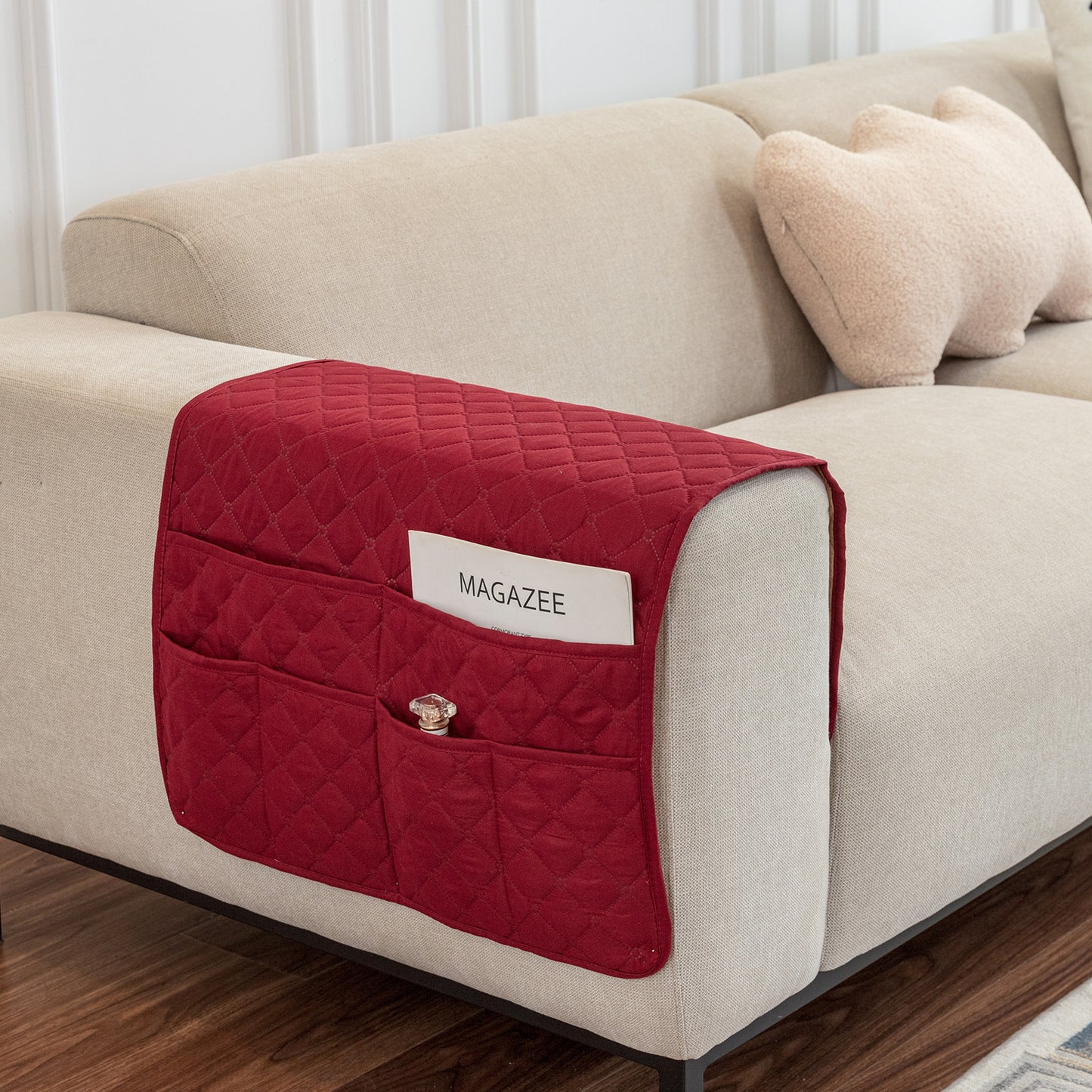 Eleganter Sofa-Organizer mit Mehrfachen Taschen Brehn