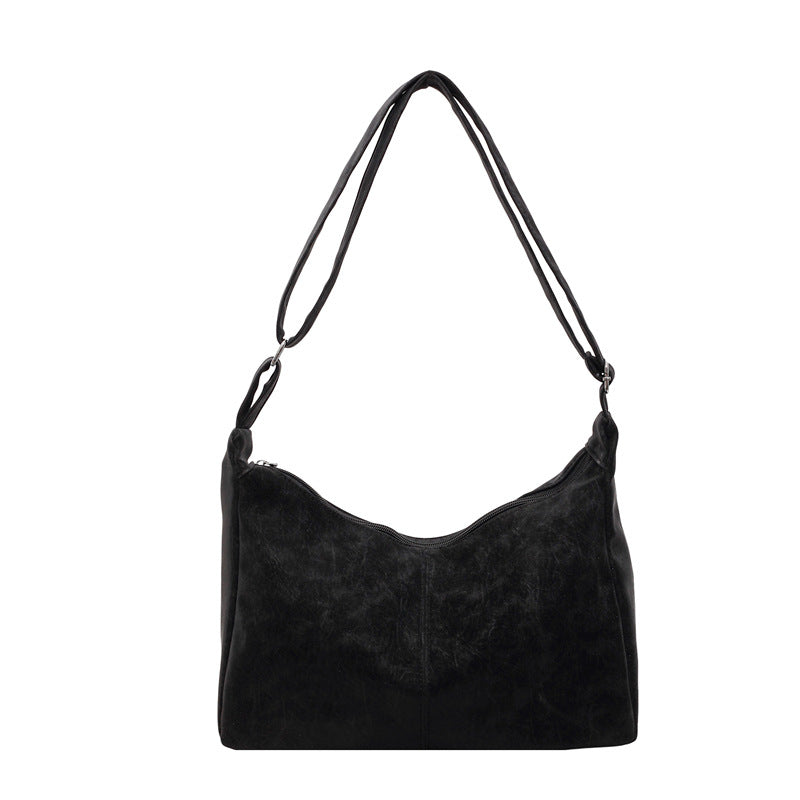 WoSoft Texturiertes Faux-Leder Hobo Bag Brehn