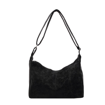 WoSoft Texturiertes Faux-Leder Hobo Bag Brehn