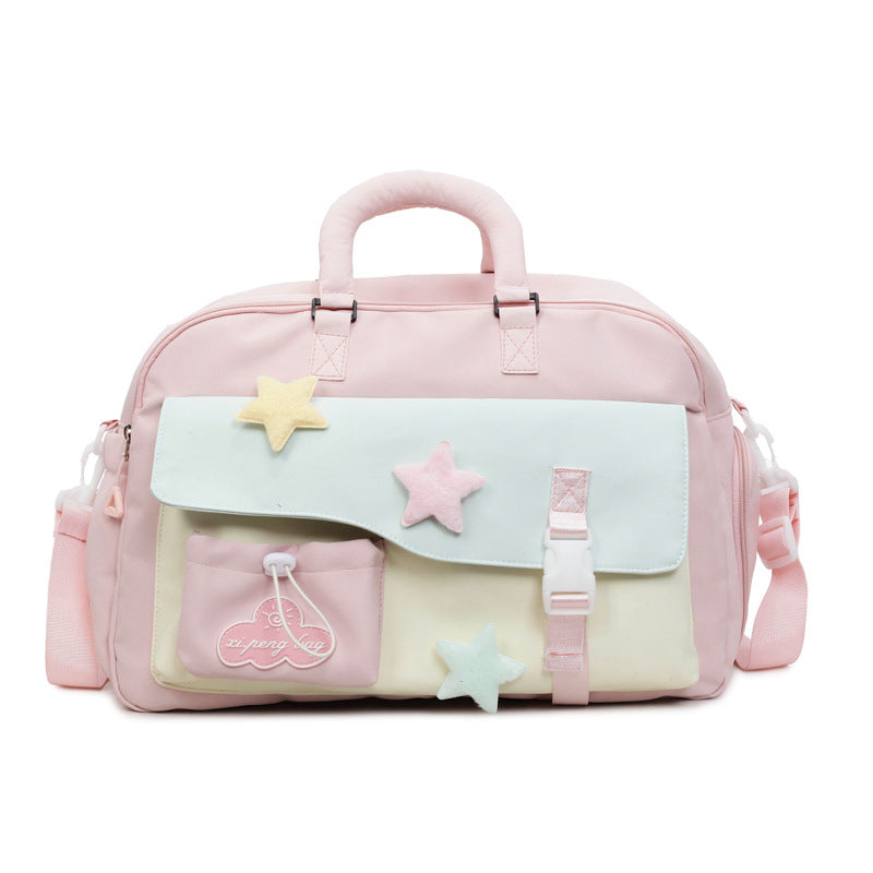 Mehrfachtaschen süßes sternenmuster Reise-Duffel