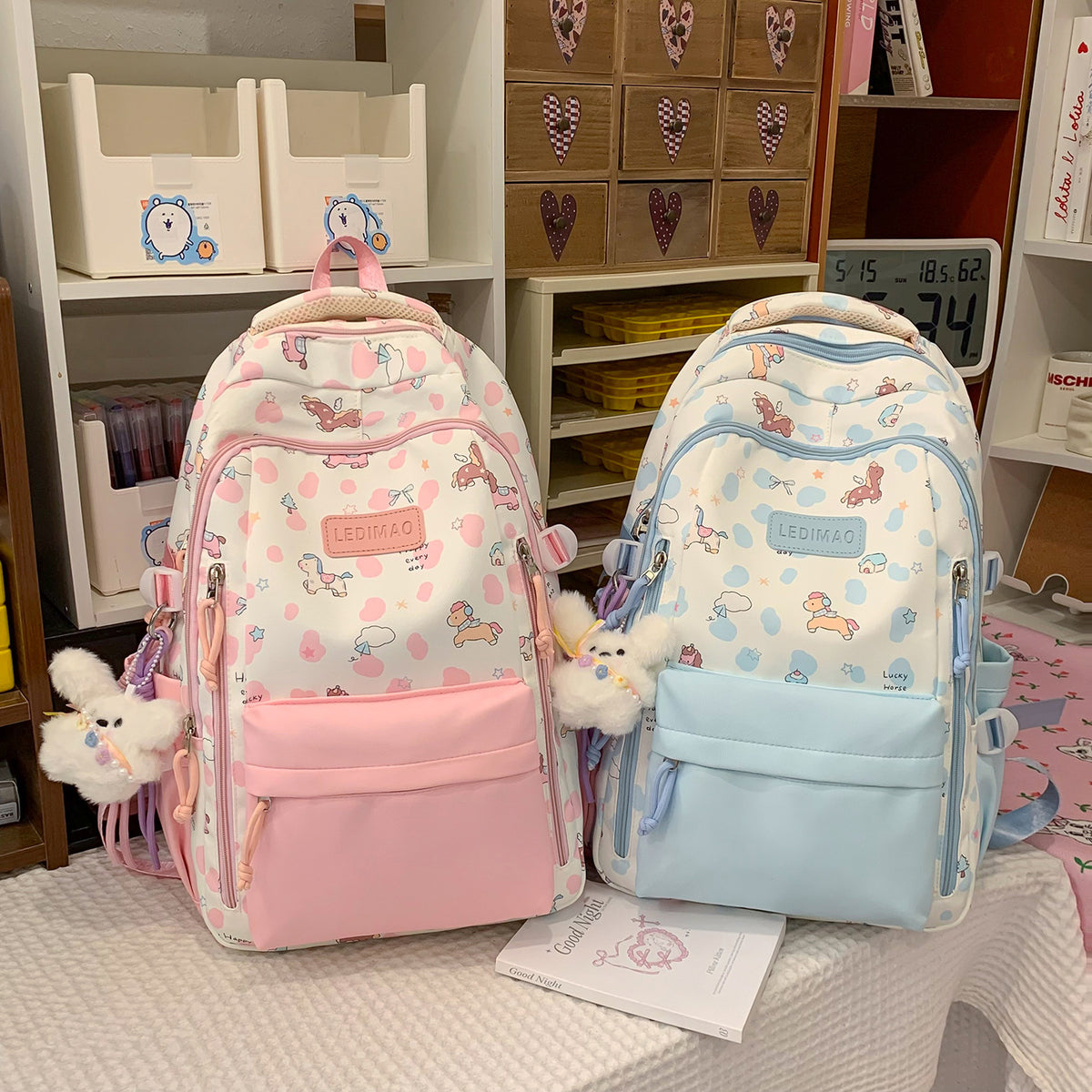 Verspielter Cartoon-Charakter-Rucksack Brehn