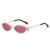 Retro-inspirierte ovale Sonnenbrille Brehn