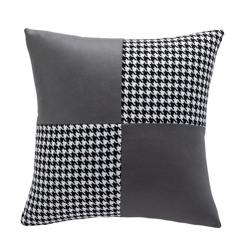 Zeitgenössisches Patchwork Akzentkissen