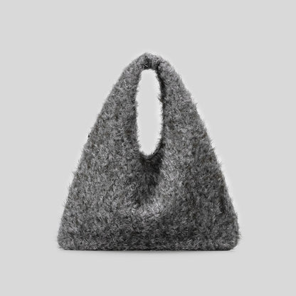 Fuzzy Textur Handtasche