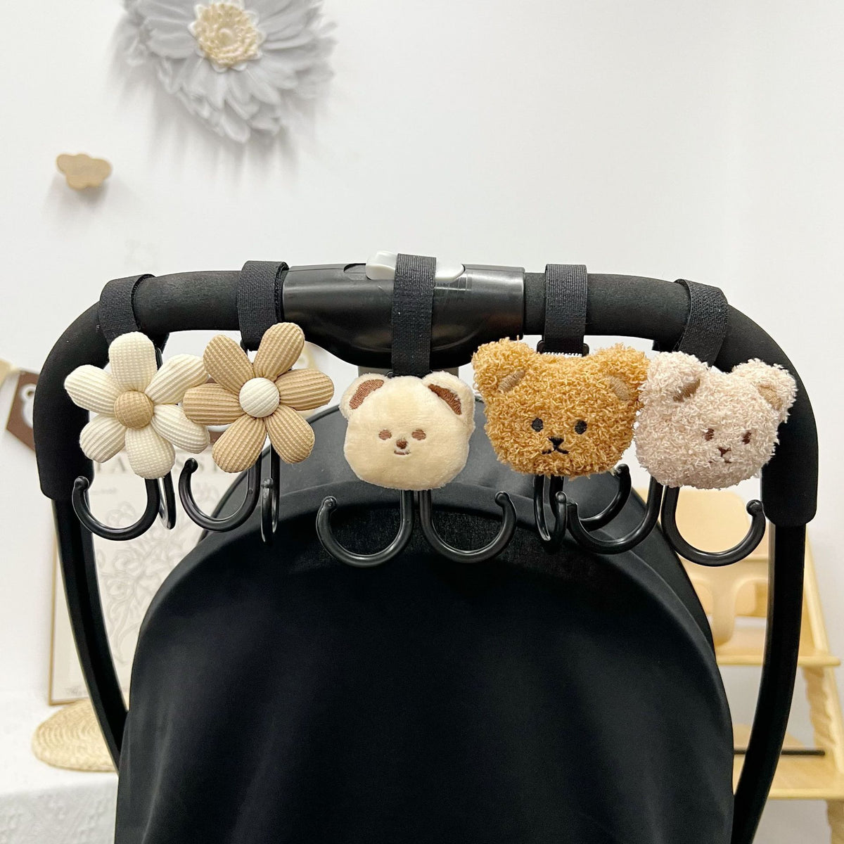 Plüschbären-Tasche Charm mit elastischem Schlaufenanhänger