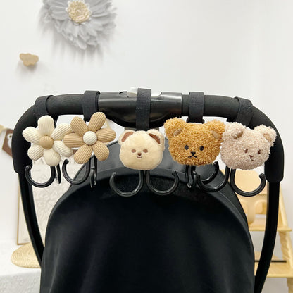 Plüschbären-Tasche Charm mit elastischem Schlaufenanhänger