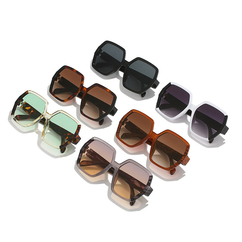 Damen stilvolle Oversized-Sonnenbrille mit elegantem eckigem Rahmen Brehn