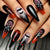 Halloween-Themen Kunst Press-On Nägel Brehn