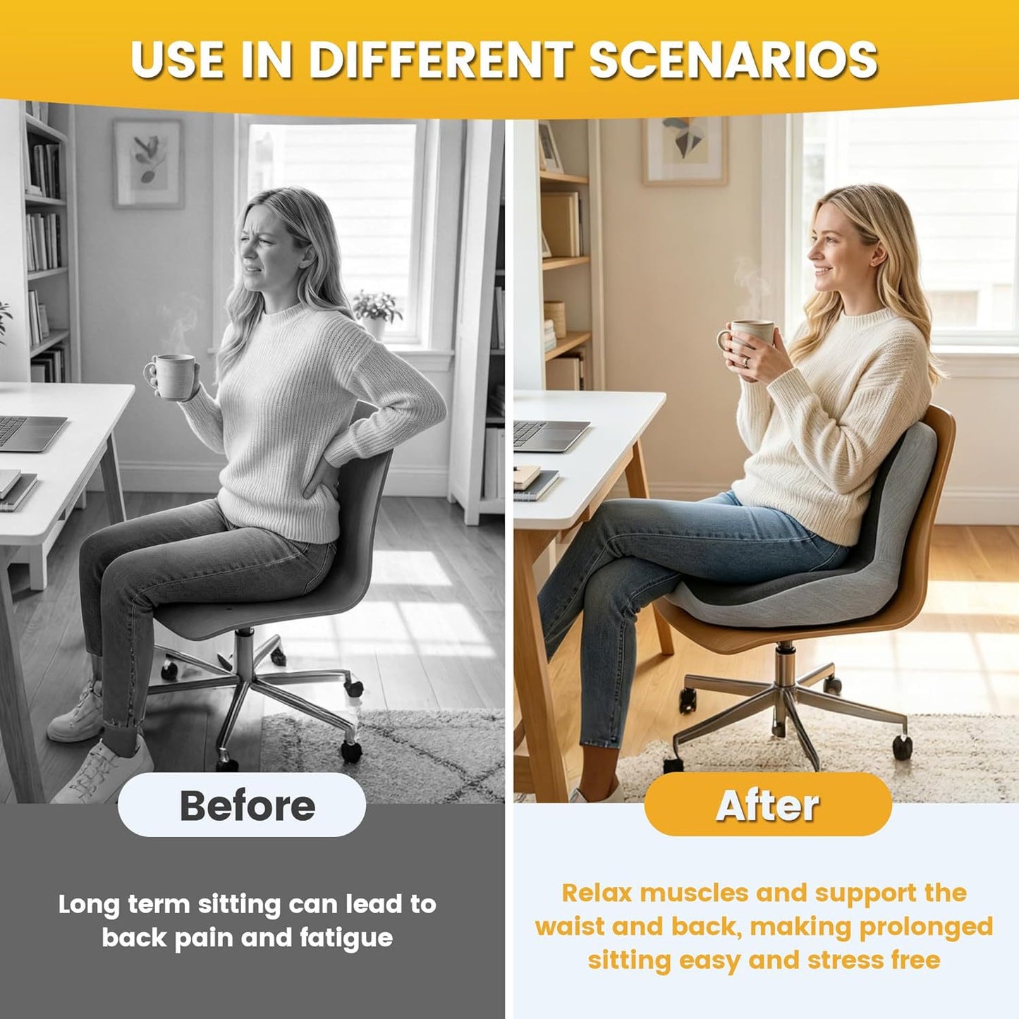 Ergonomischer Sitzkissen Brehn