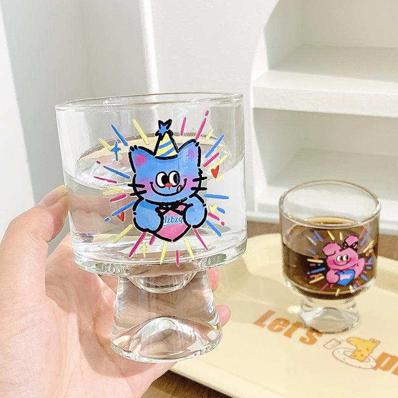 Lustige und Kreative Trinkglas mit Einzigartigem Tiermotiv Brehn