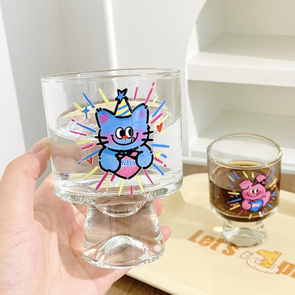 Lustige und Kreative Trinkglas mit Einzigartigem Tiermotiv Brehn