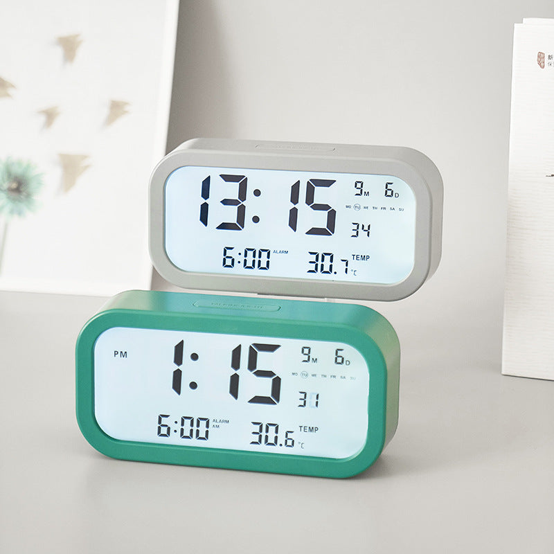 Digitaler Wecker mit Großer Led-Anzeige und Temperaturfunktion Brehn