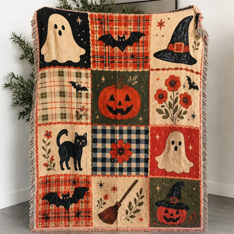 Dekorative Halloween-Motiv Wurfdecke