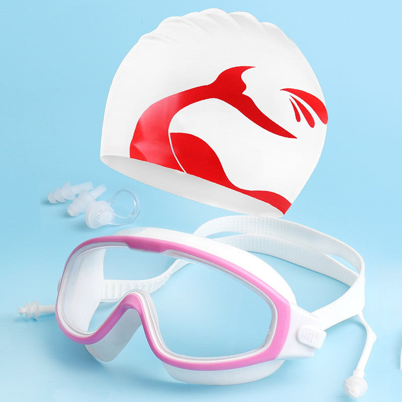 Taucherbrille mit Komfortablem Silikonrand und Wasserdichten Ohrstöpseln Brehn