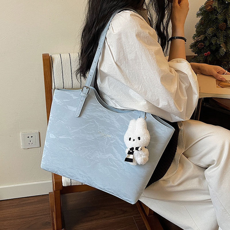 Stylische Texturierte Schultertasche Brehn