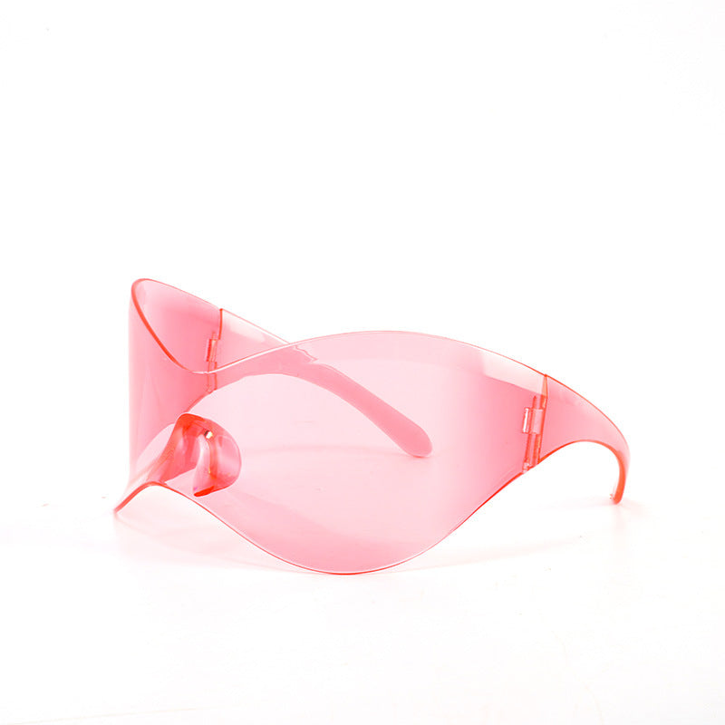 Damen futuristische Wellen-Sonnenbrille Brehn
