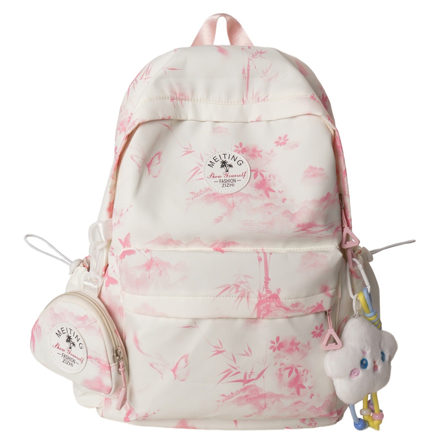 Künstlerisch bedruckter Rucksack Brehn