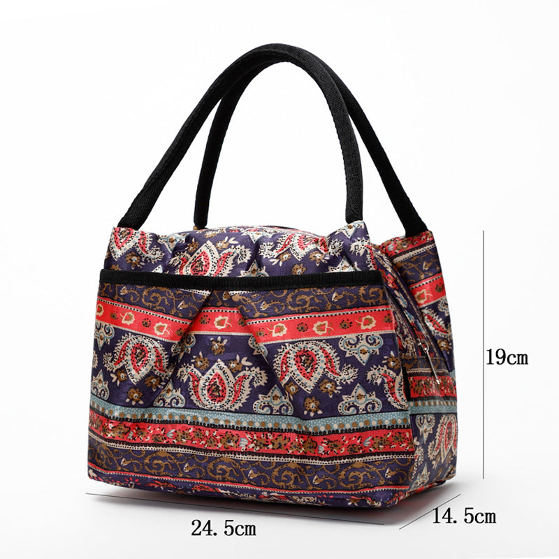Blumige isolierte Lunch-Kühltasche Brehn