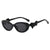 Damen modische Sonnenbrille mit verspieltem Schleifen-Design Brehn