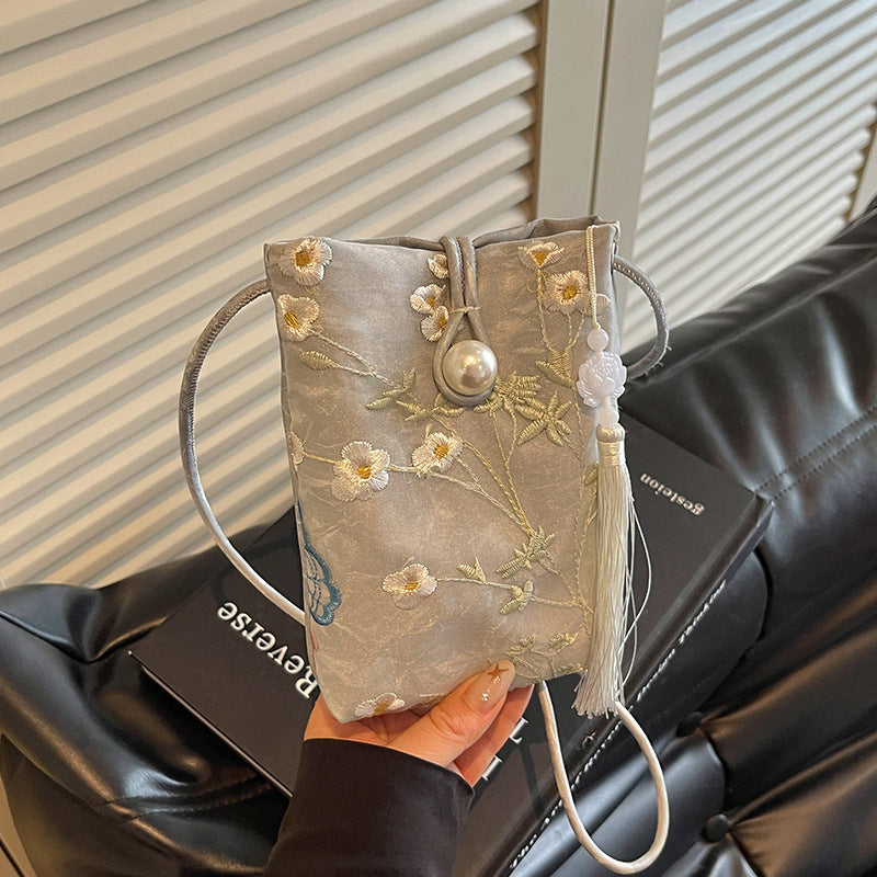 Elegante Bestickte Abendtasche