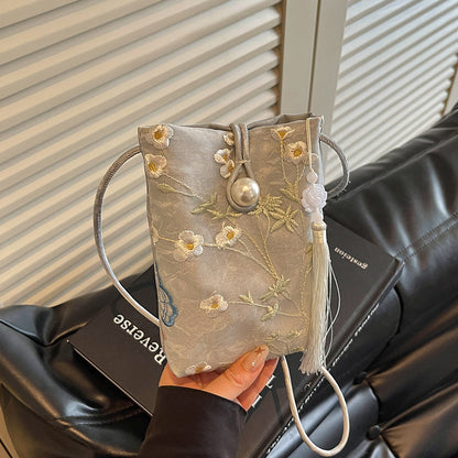 Elegante Bestickte Abendtasche