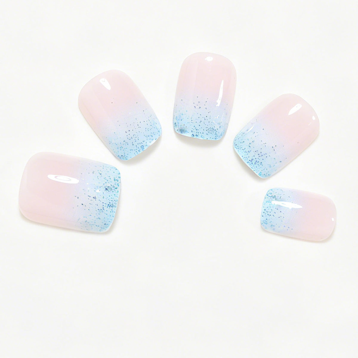 Glitter Ombre Nail Art Brehn