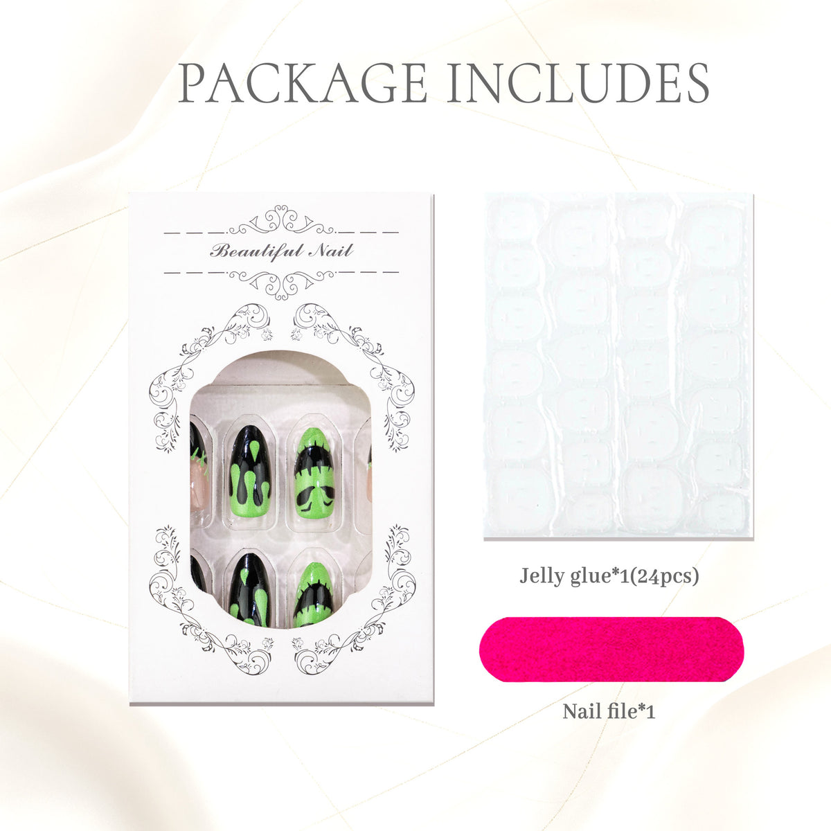 Theater inspiriertes Nagelset