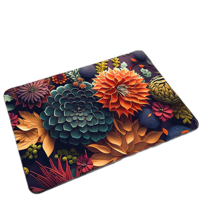 Blumenmuster Badezimmermatte