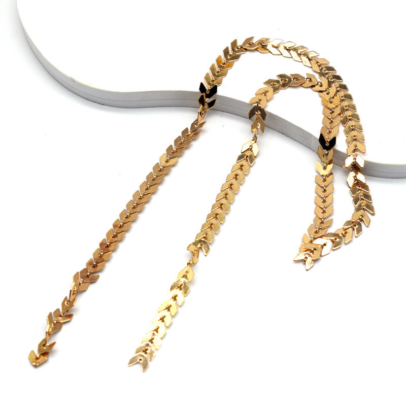 Elegante vergoldete Brille Kette Brehn