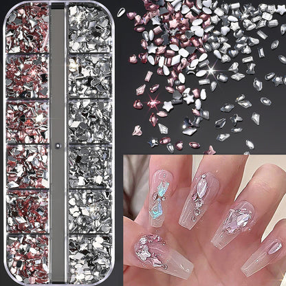 Nagelkunst Dekorative Edelsteinset
