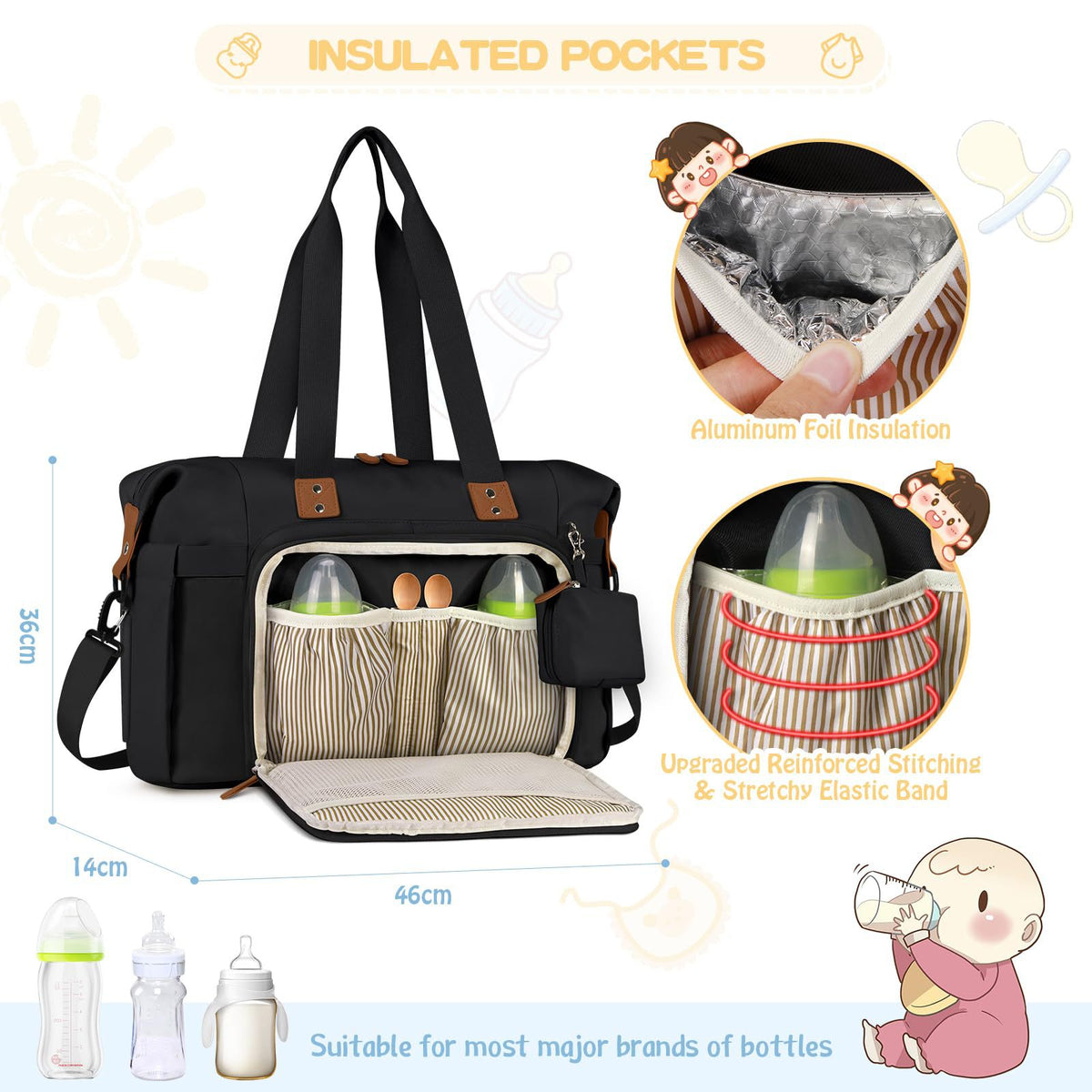 Multifunktionale gepolsterte Reisetasche Brehn