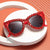 Damen extravagante Übergrößen-Sonnenbrille mit Kristallschmuck Brehn