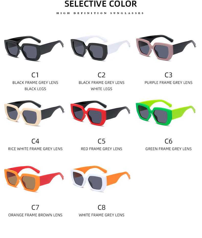 Damen Extravagante Geometrische Sonnenbrille Brehn