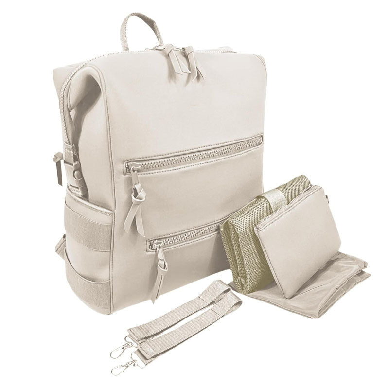 Multifunktionaler Rucksack mit Integrierten Organisationstaschen und Abnehmbarem Fächersystem Brehn
