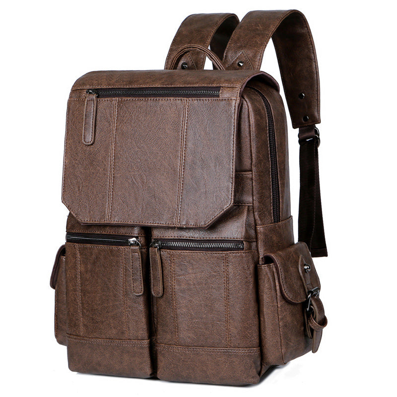 Vintage Leder Rucksack Brehn