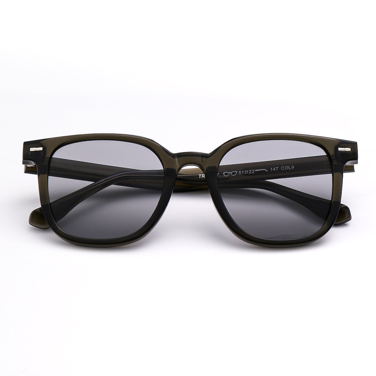 Damen modische Sonnenbrille mit markantem rechteckigen Rahmen und UV-Schutz Brehn