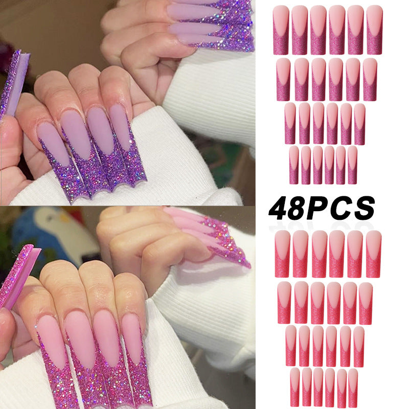 Glitter Ombre Press-On Nail Set Brehn
