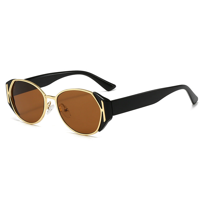Damen modische Sonnenbrille mit markantem Rahmen Brehn