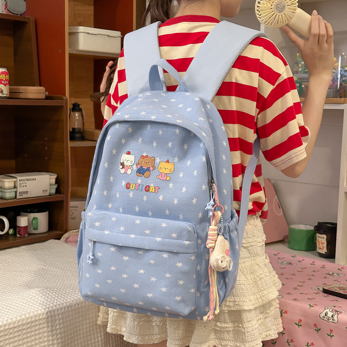 Niedlicher Cartoon-Charakter-Rucksack Brehn