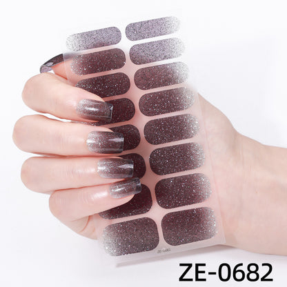 Glitter Ombre Nagelwraps  1790954415