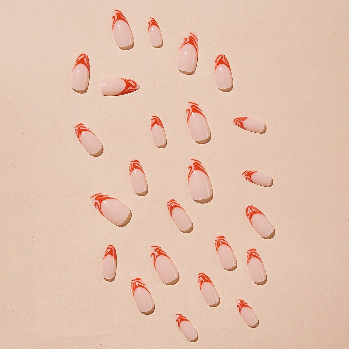 Kunstnägel mit kreativem Flamingo-Muster Brehn